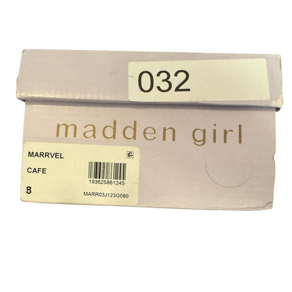 Madden Girl Marrvel Tan Ankle Strappy Block Heels Women’s Size 8 - Picture 11 of 11